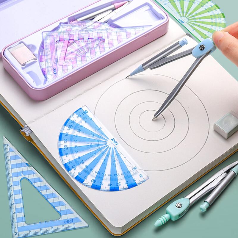 

1set Random Color Compass Set, Multicolor