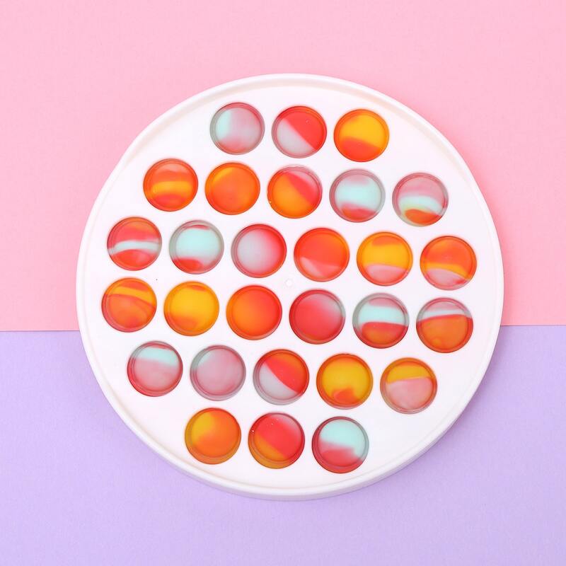 

Round Push Pop Bubble, Multicolor
