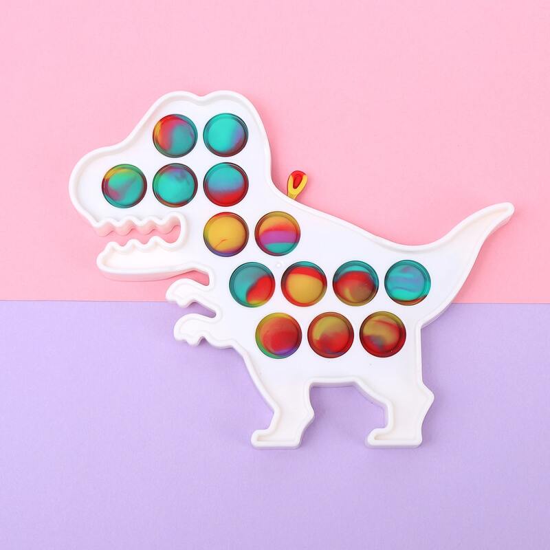 

1pc Dinosaur Push Pop Bubble, Multicolor