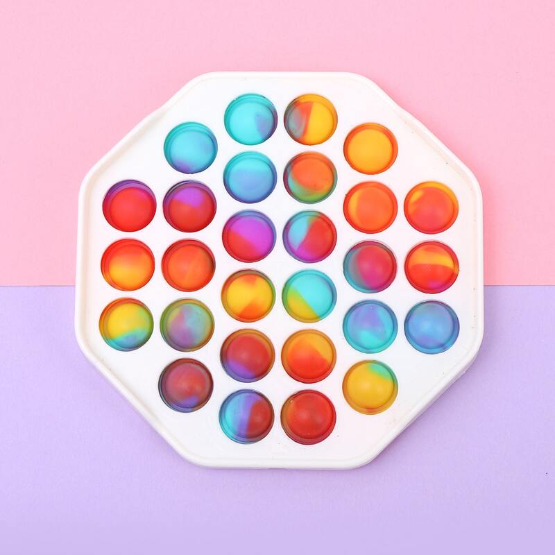 

Octagon Push Pop Bubble, Multicolor