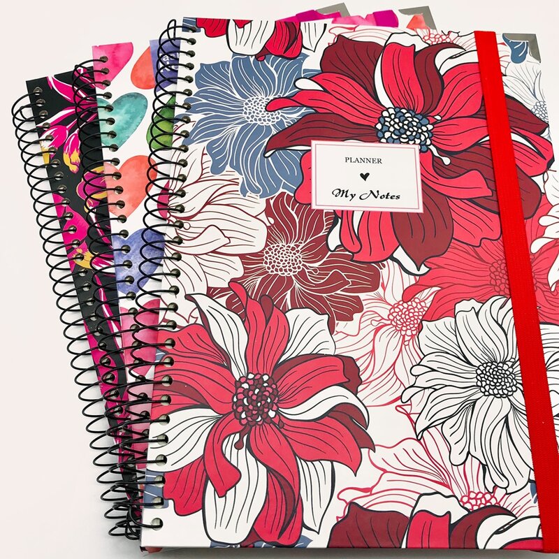 

1pc Random A4 Spiral Notebook, Multicolor