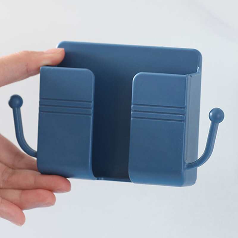 

1pc Wall Mounted Storage Rack, Blue