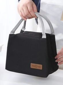 Túi lưu trữ hộp ăn trưa lớn 1pc - màu đen - Xem 7