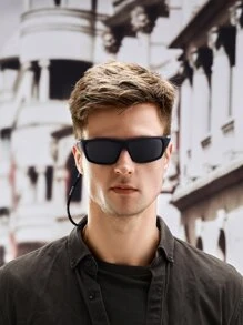 POLASUP 1pc Polarized Sports Cycling Fashion Glasses With Polycarbonate Lenses, Suitable For Driving, Fishing, Outdoor Activities, Hiking, Camping, Cycling. Includes Silicone Non-Slip Nose Pads, Glasses Strap, Portable Case, And Cleaning Cloth. , Vintage, Classic, Fashion, Retro, Luxury, Large Frame, Colorful Half Frame, Square, Oval Metal Eyewear.