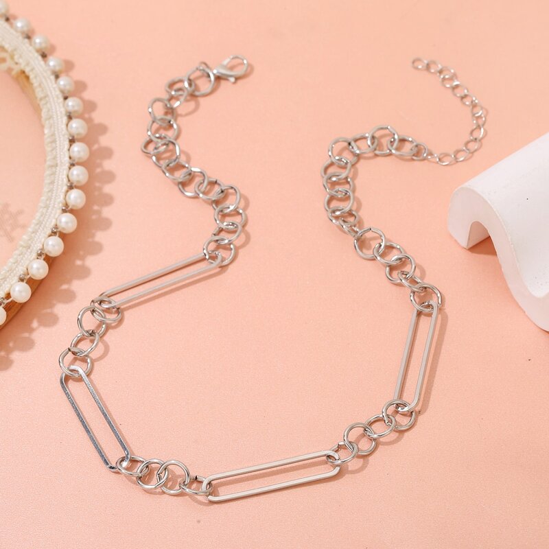 

Minimalist Chain Necklace, Silver