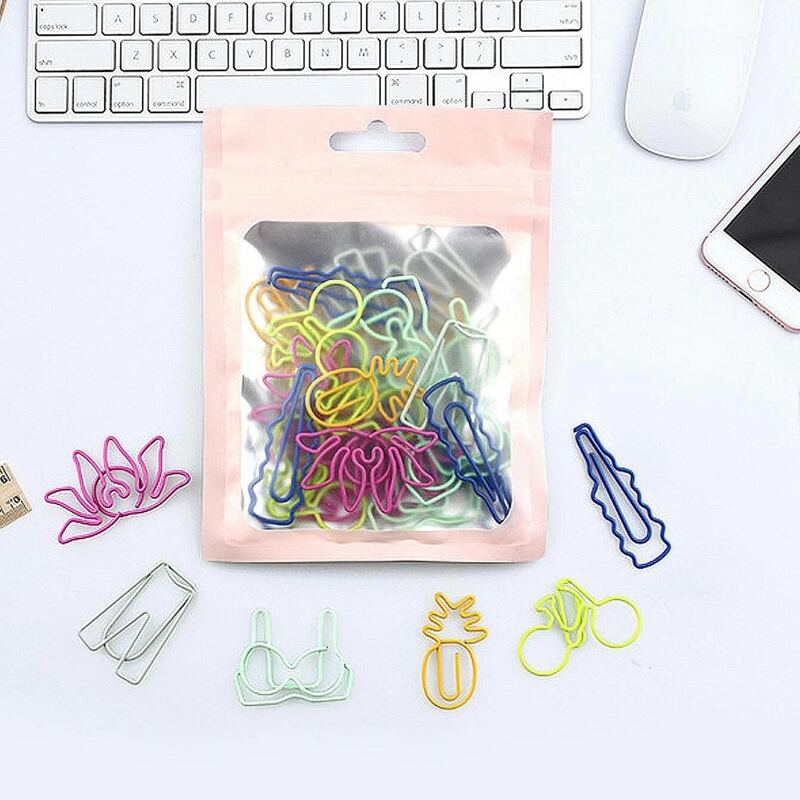 

30pcs Random Paper Clip, Multicolor