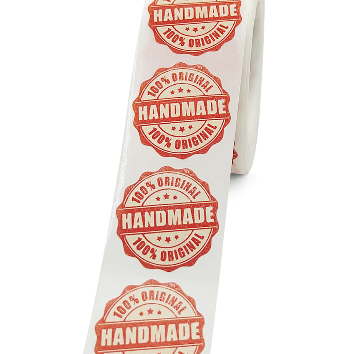 

500pcs Slogan Graphic Sticker, Red