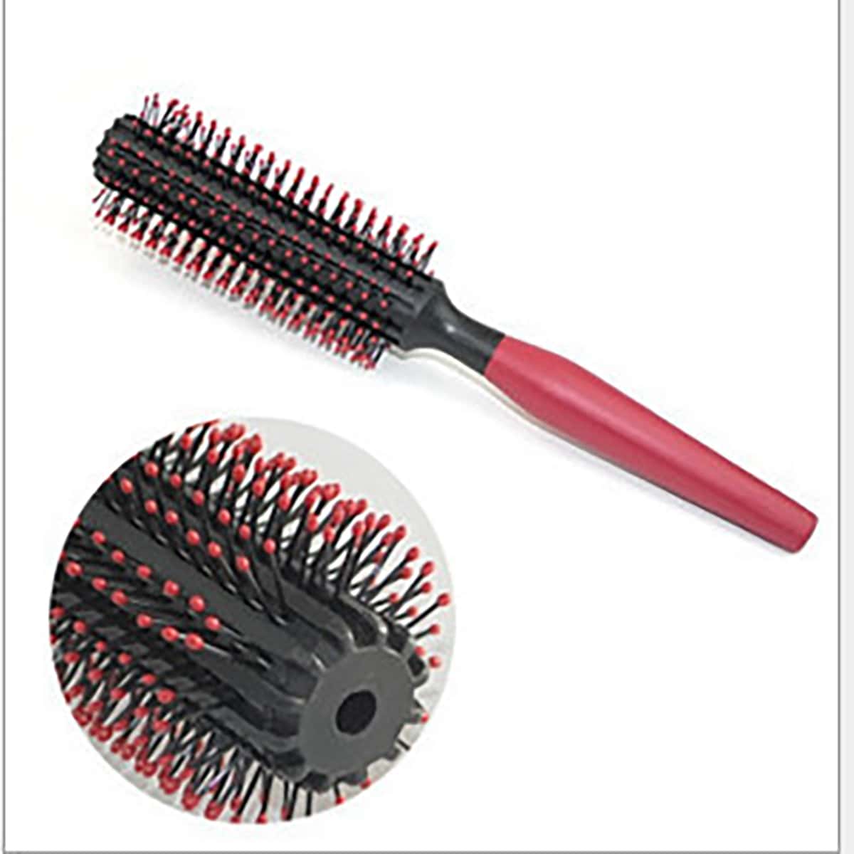 

1pc Hair Roller Comb, Black
