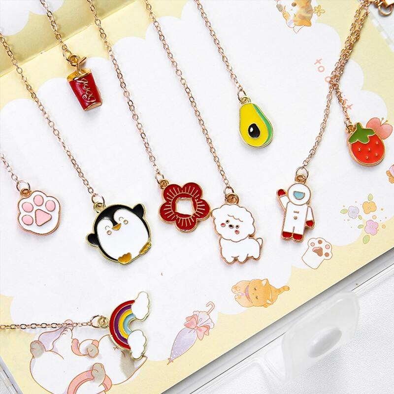 

1pc Random Metal Cartoon Bookmark, Multicolor