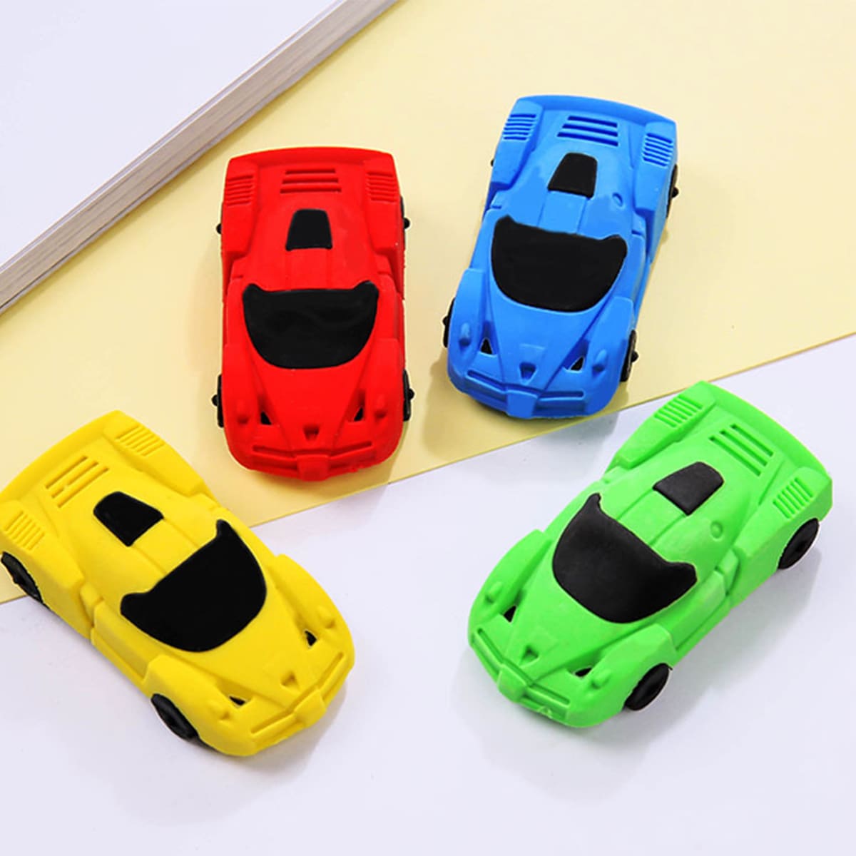 

2pcs Car Shaped Random Eraser, Multicolor