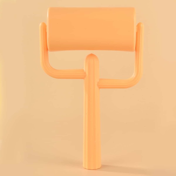 

1pc Pet Hair Lint Roller, Orange