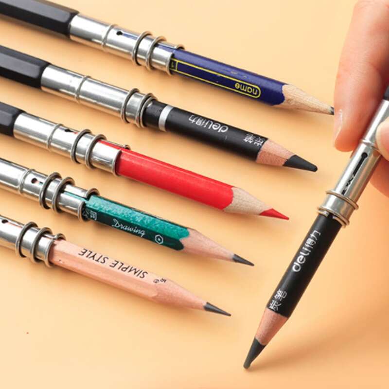 

2pcs Random Color Pencil Extender, Multicolor