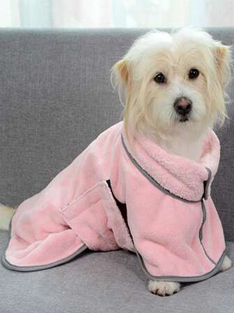 Plain Pet Bath Towel