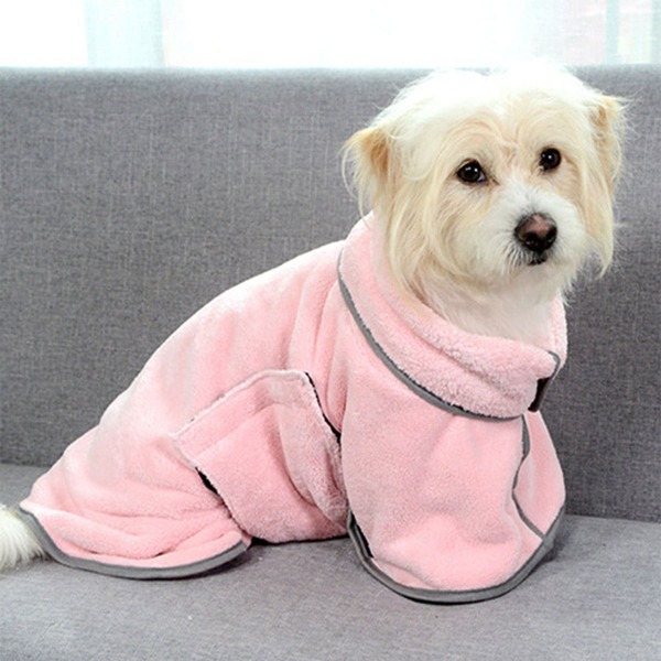 

Plain Pet Bath Towel, Pink