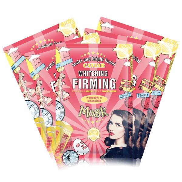 

5pcs Whitening Firming Facial Sheet, White