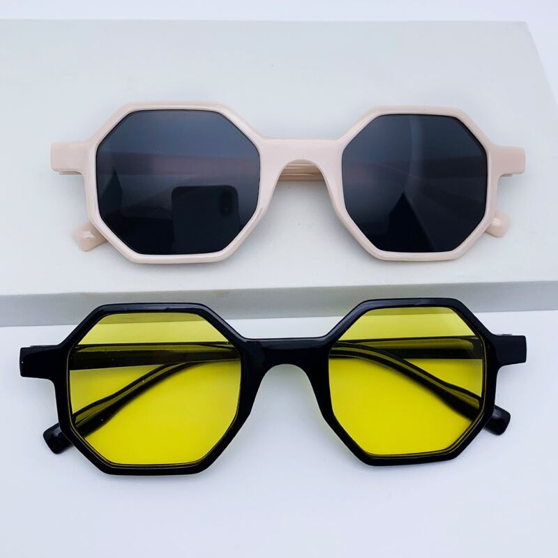 

2pcs Geo Frame Sunglasses