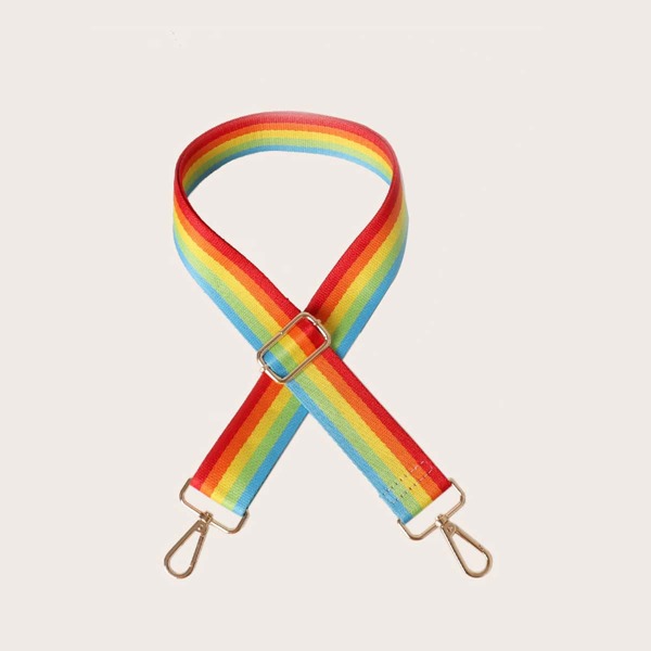 

Rainbow Stripe Bag Strap, Multicolor