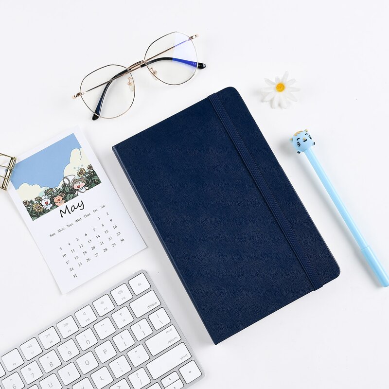 

1pc Solid Color Notebook, Royal blue
