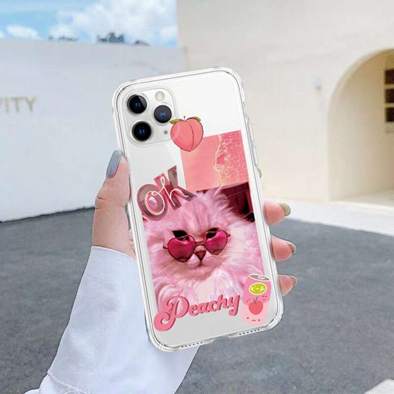 

Cat Print Phone Case, Multicolor
