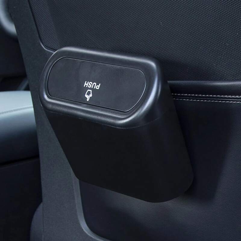 

Mini Car Trash Can, Black