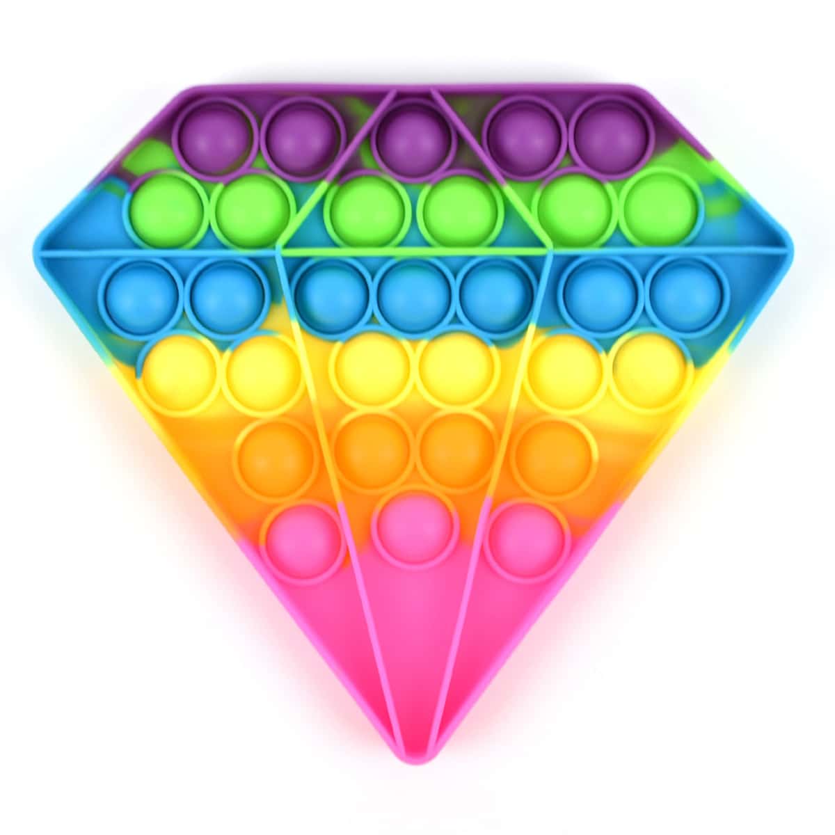 

1pc Diamond Push Pop Bubble, Multicolor