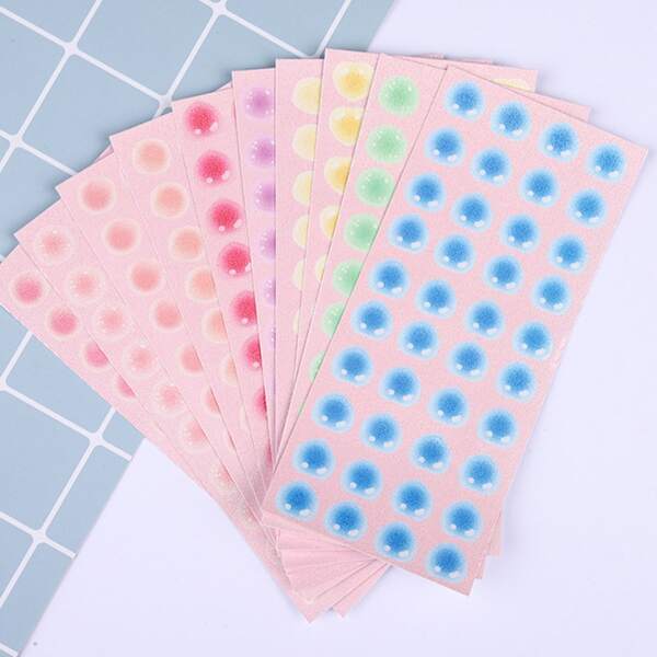 

1sheet Random Pattern Sticker, Multicolor