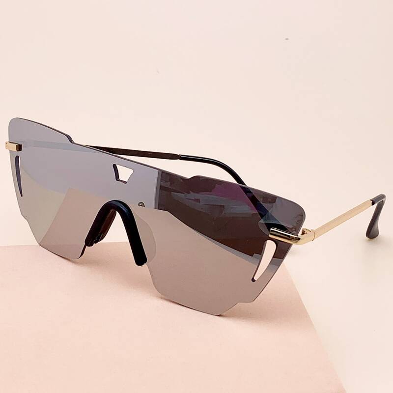 

Hollow Out Rimless Sunglasses