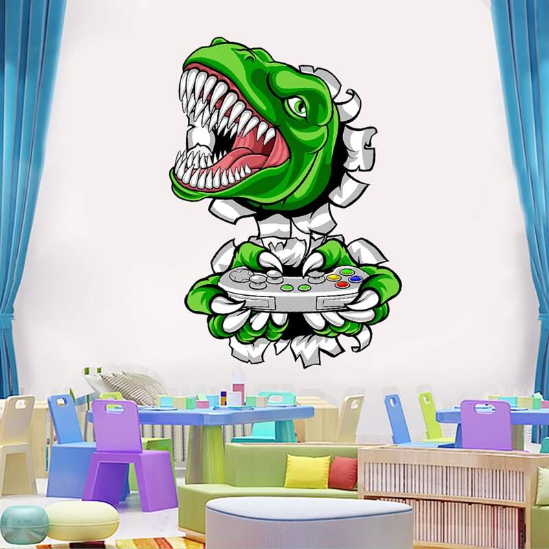 

Dinosaur Print Wall Sticker, Multicolor