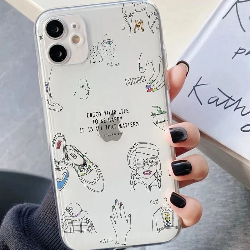 

Figure Pattern Phone Case, Multicolor