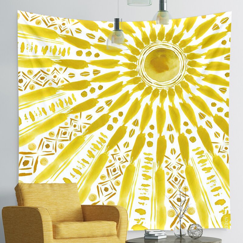 

Abstract Sun Tapestry, Multicolor