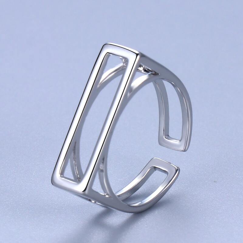 

Hollow Out Design Ring, Silver