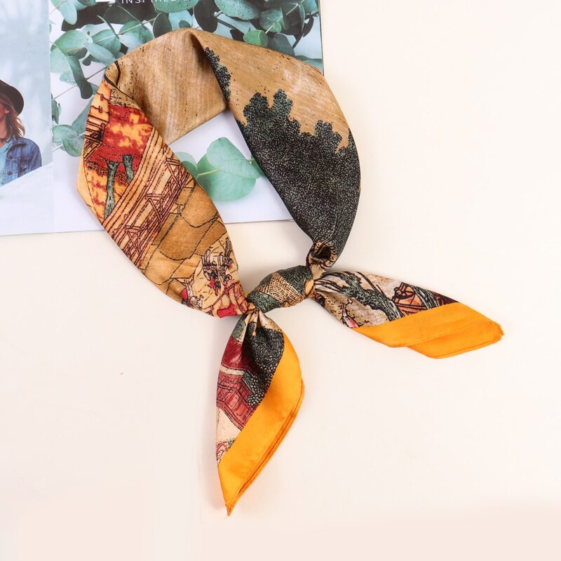 

Landscape Pattern Bandana, Multicolor