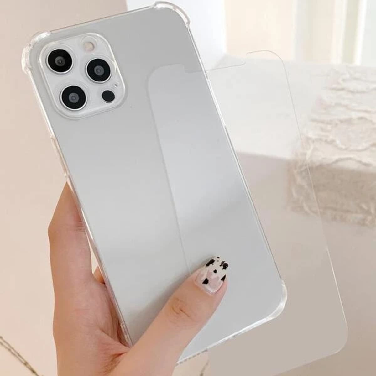 

1pc Clear Phone Case & 1pc Tempered Phone Protection Film