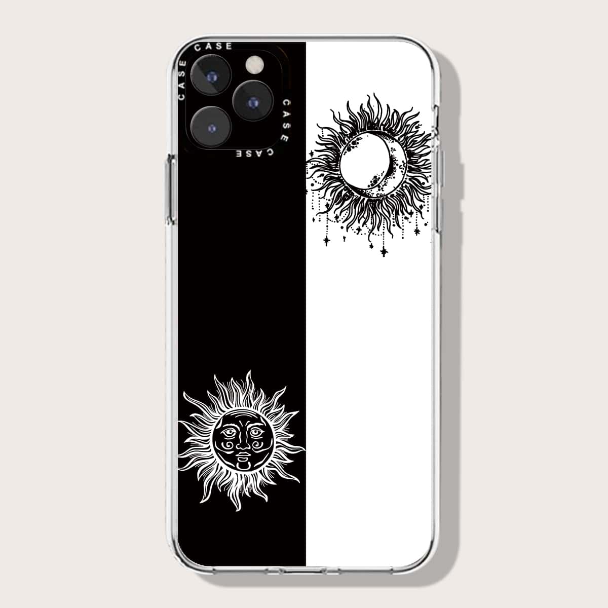 

Sun Graphic Phone Case, Multicolor