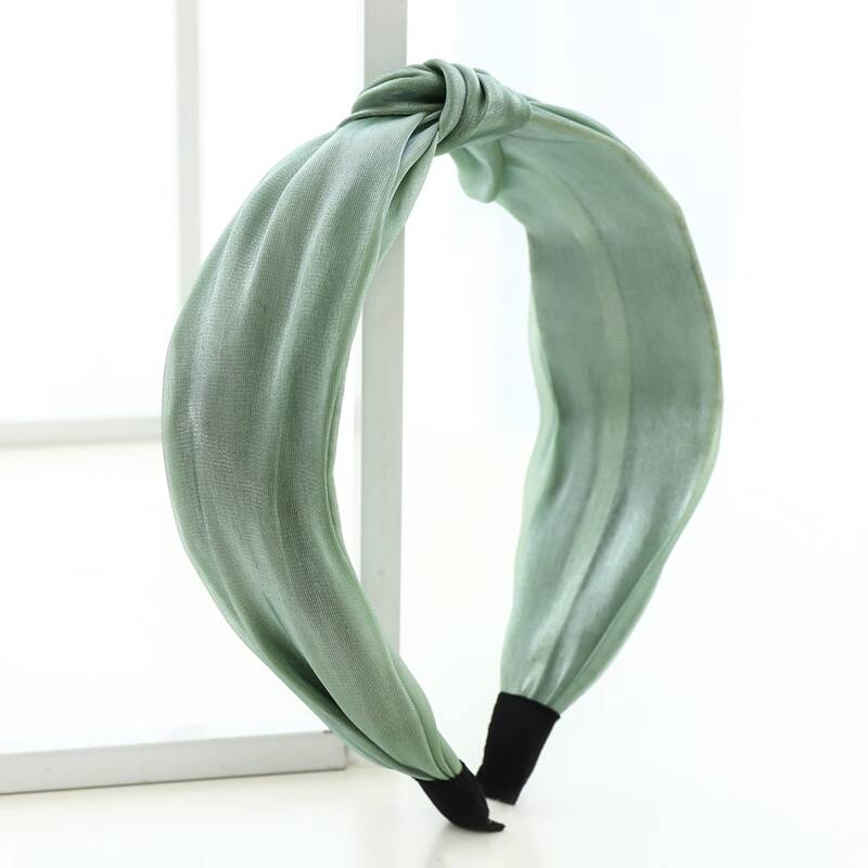 

Solid Knot Decor Headband, Green