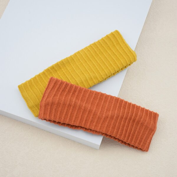 

2pcs Solid Hair Band, Multicolor