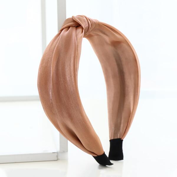 

Solid Knot Decor Headband, Dusty pink