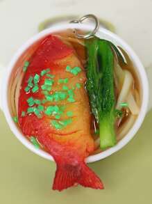 Food Charm Keychain - Multicolor - View 3