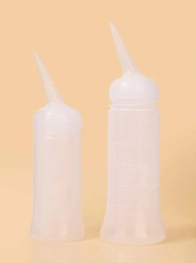 2 piezas Botella - transparente - Ver 2