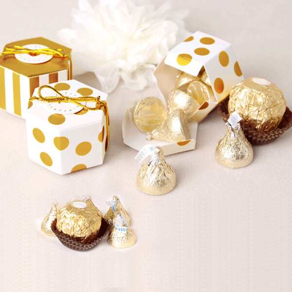 

5pcs Random Pattern Candy Box Without Ribbon, Multicolor
