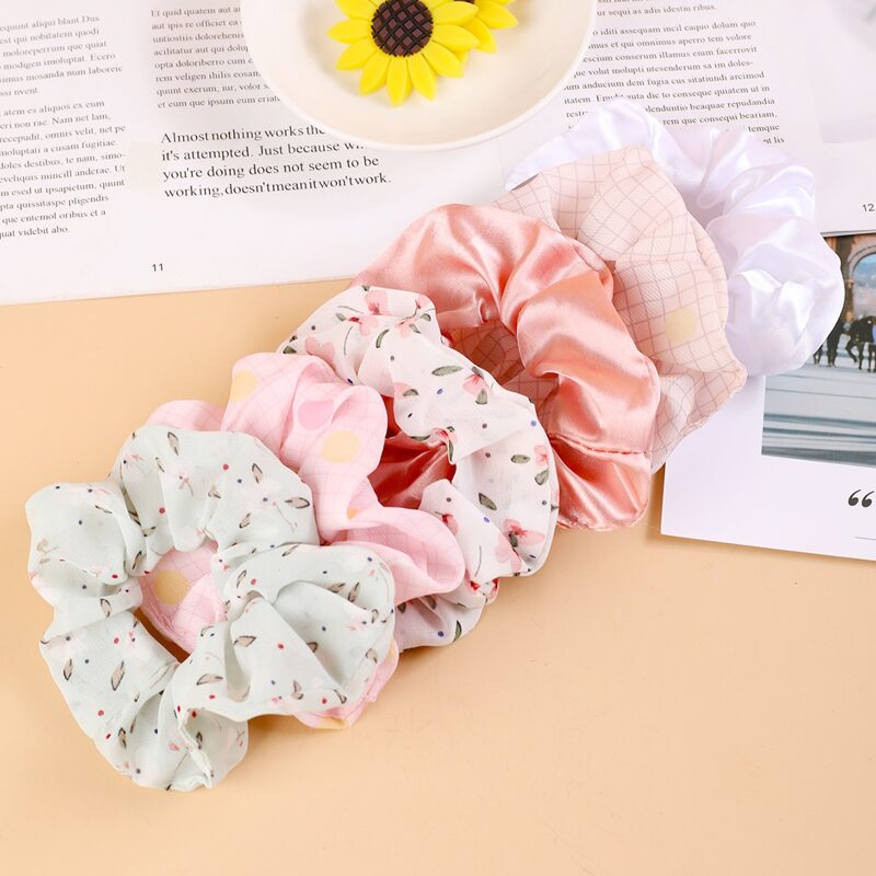 

6pcs Ditsy Floral Scrunchie, Multicolor