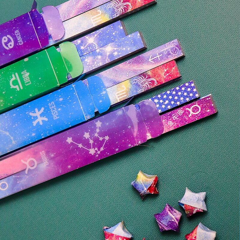 

1pc Random Constellation Origami Paper, Multicolor