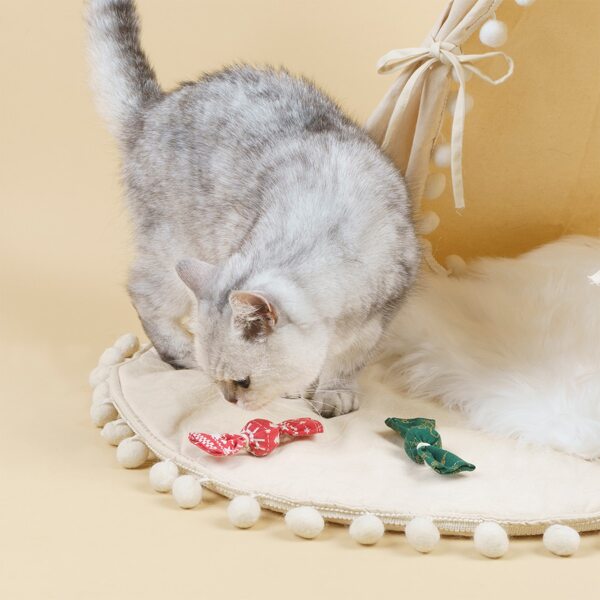 

1pc Random Candy Shaped Pet Sound Toy, Multicolor