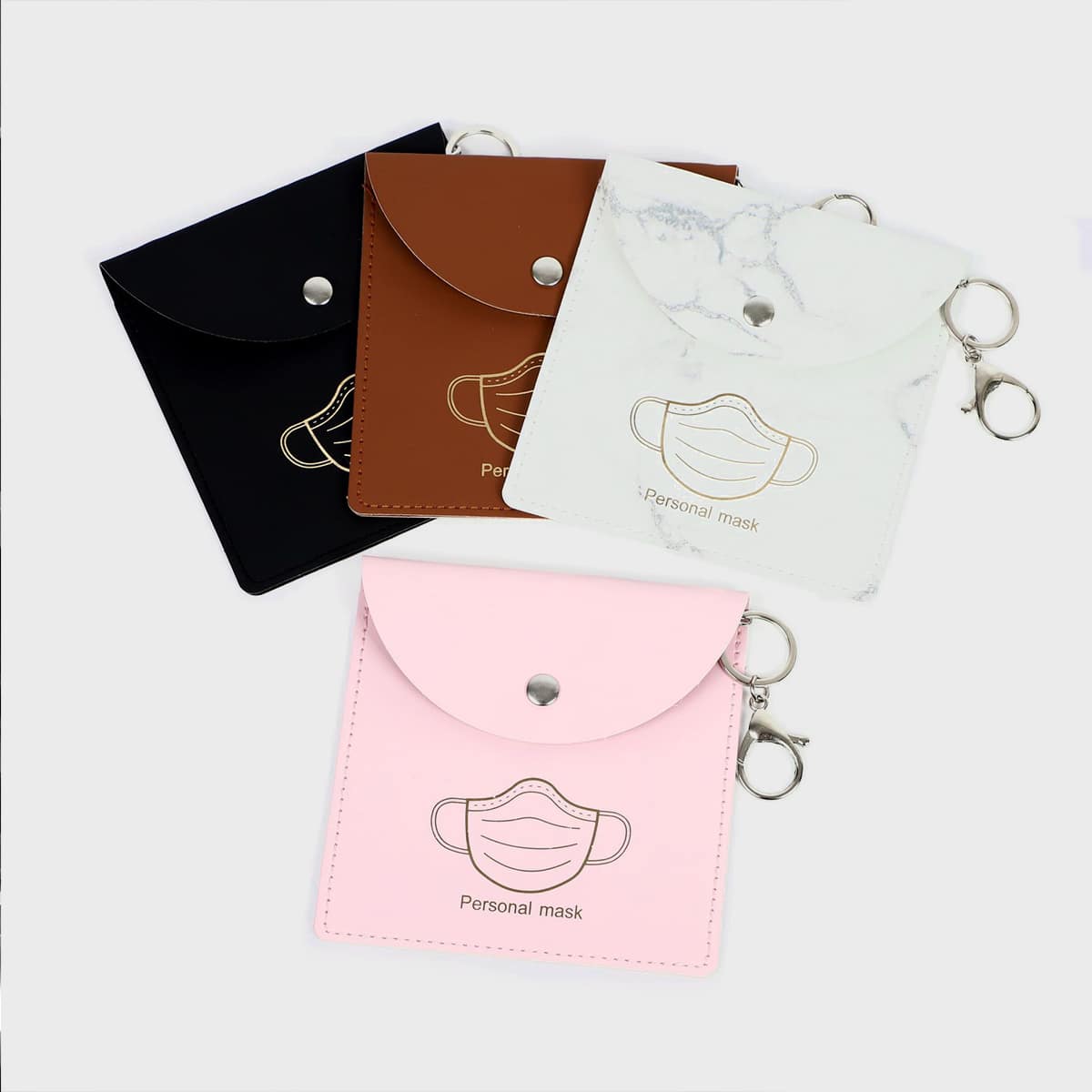 

1pc Random Face Cover Storage Bag, Multicolor