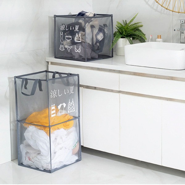

1pc Random Clothes Storage Basket, Grey