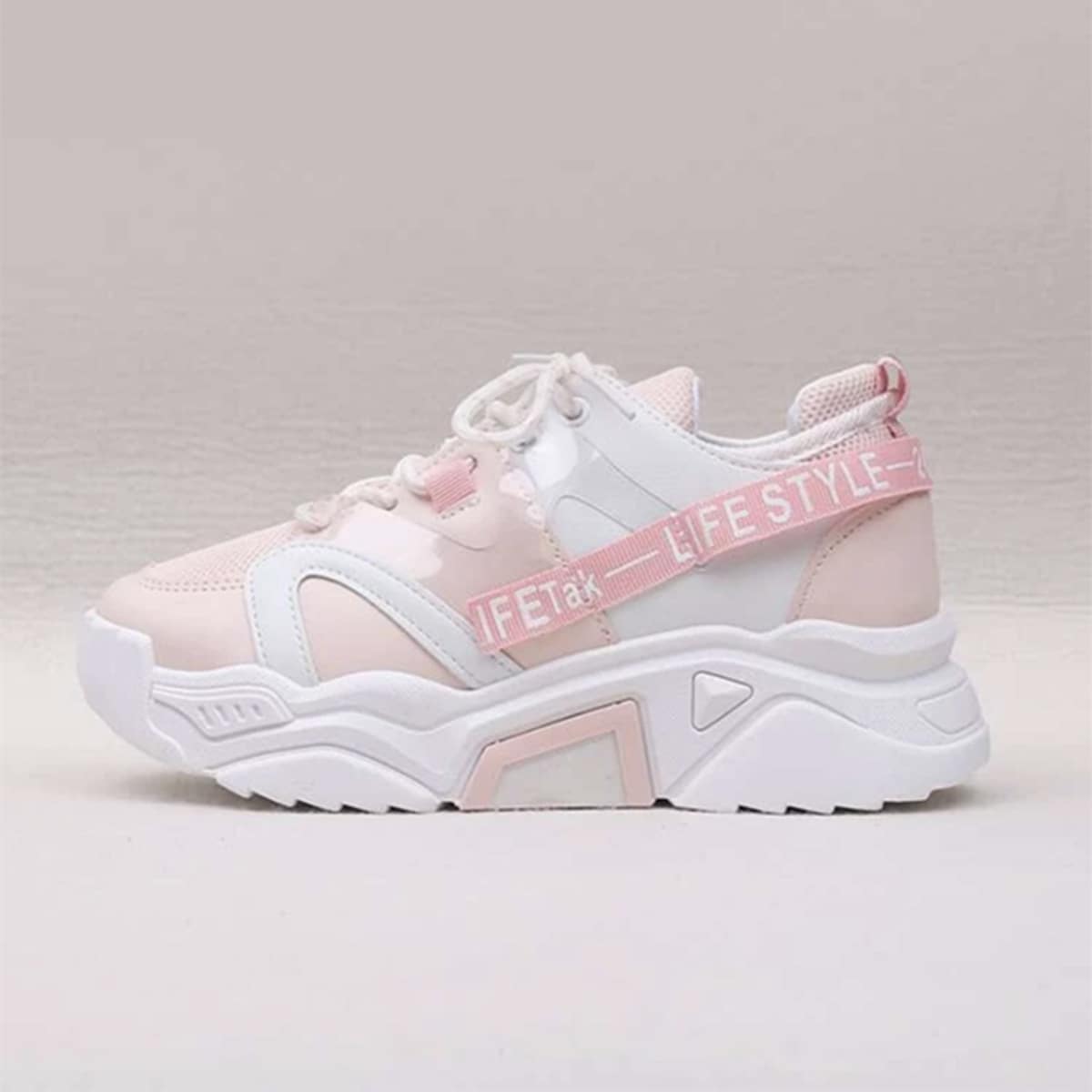 

Wide Fit Chunky Sneakers, Pink