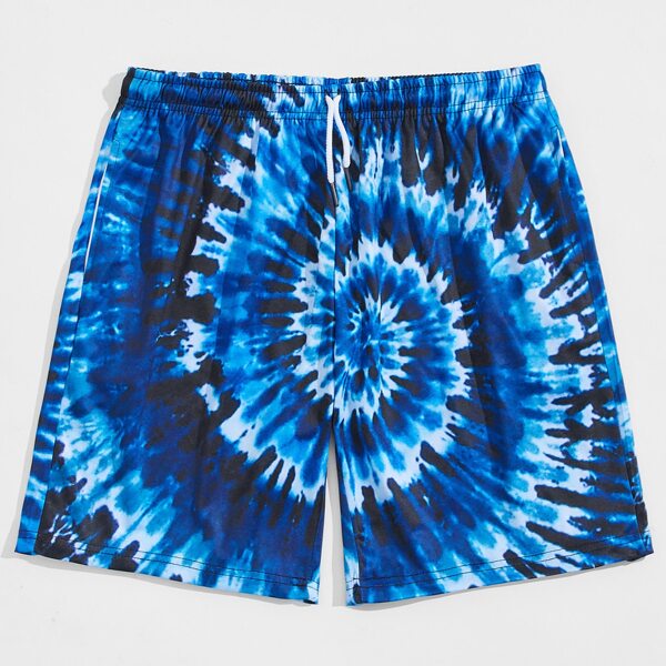 

Guys Tie Dye Shorts, Blue