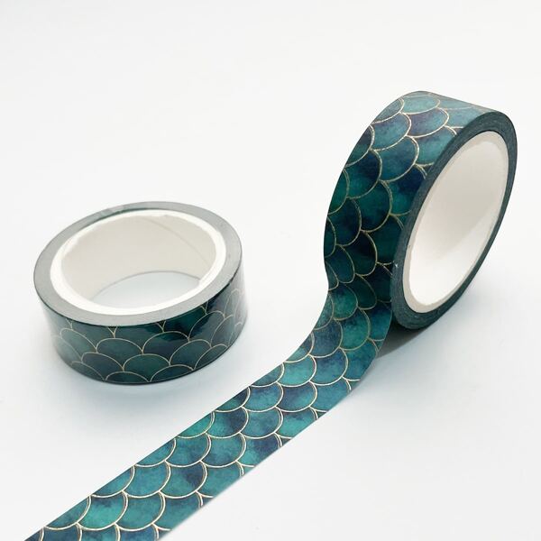 

Fish Scale Print DIY Tape, Multicolor
