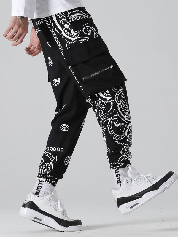 Paisley joggers mens clearance