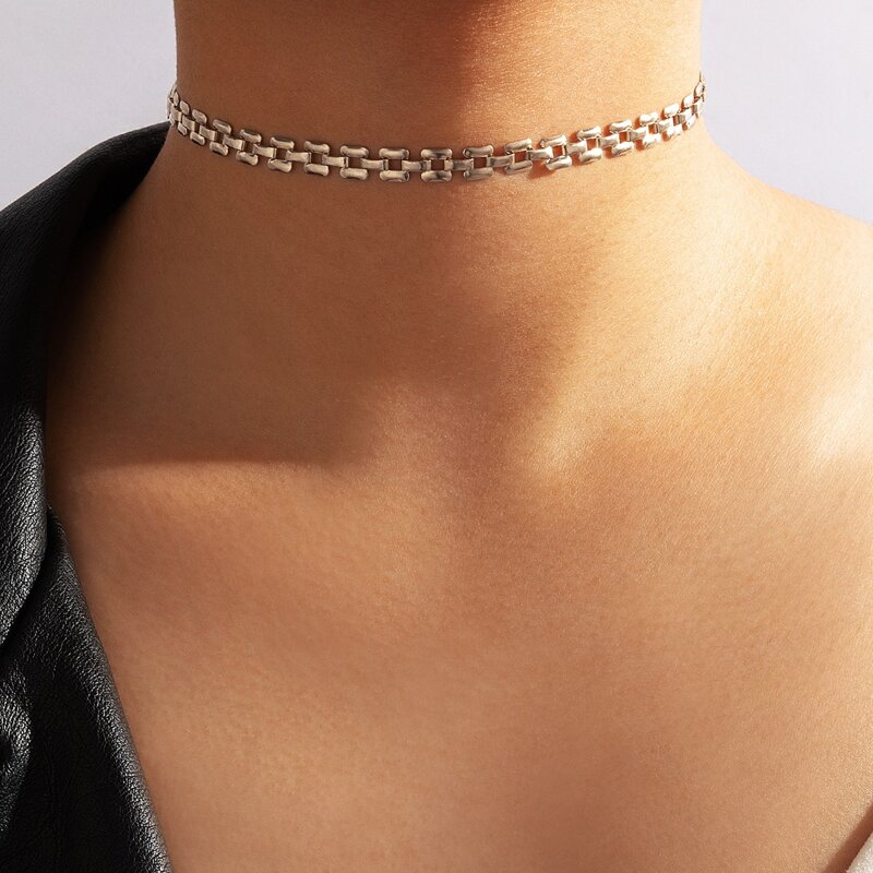 

Minimalist Chain Necklace, Silver